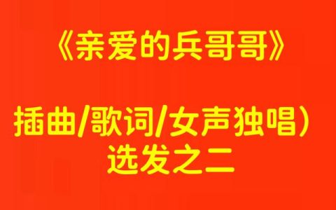 兵哥哥歌词简谱（兵哥哥歌词含义）