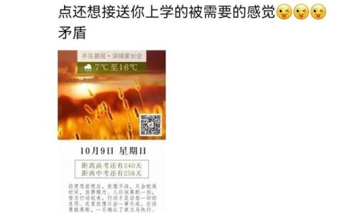 一个高中生的妈妈